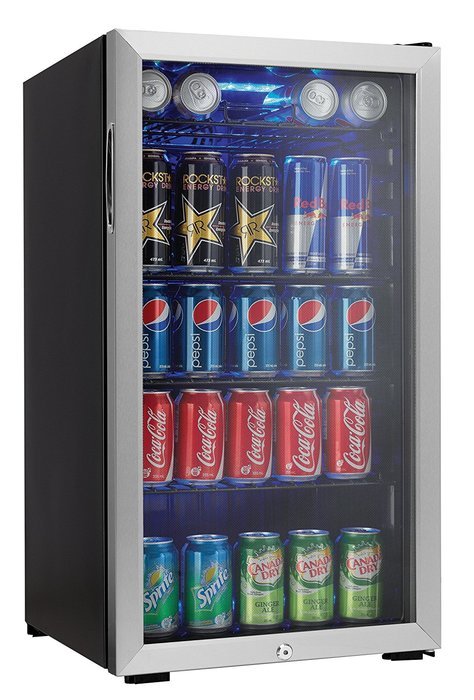 Danby 120 Can Beverage Center, Stainless Steel DBC120BLS N4