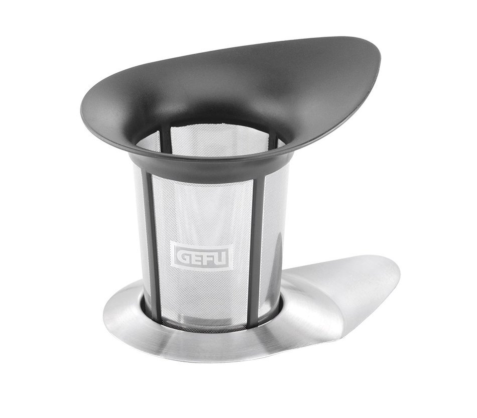 Gefu Tea Filter Armonia, Accessories for Cups/ Mugs/ Pots, Stainless Steel/ Plastics, 12900