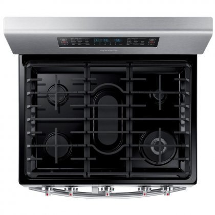 Samsung NX58K7850SS 30" Gas Freestanding Range with 5 Burners, Sealed Burner, 5.8 cu. ft. Primary Oven Capacity... N3