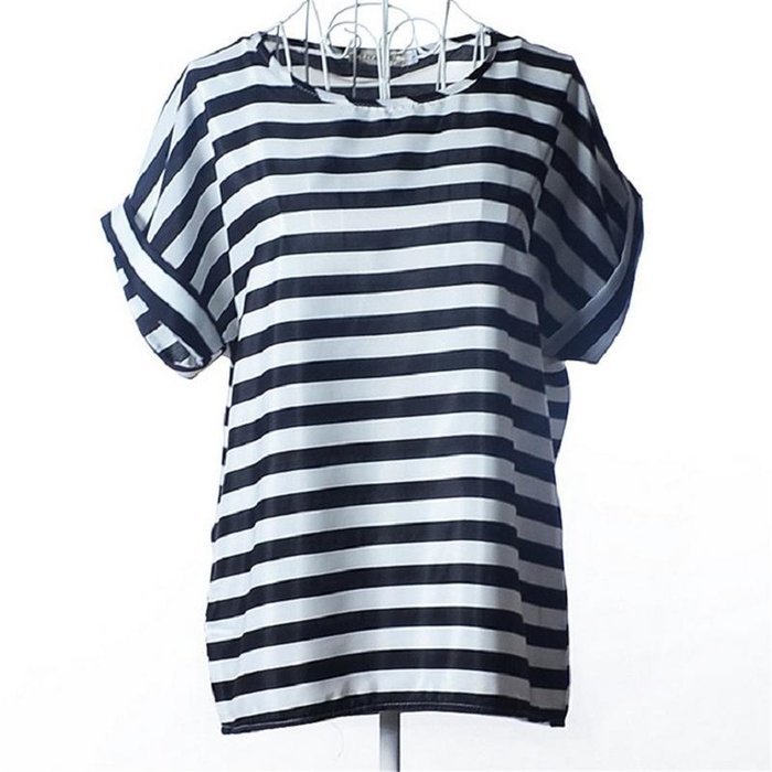 Phoneix Womens Printed Blouses Chiffon T-Shirts causal Tops for girl N2
