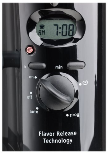 Krups 229-4G Aroma Control 10-Cup Coffeemaker with Thermal Carafe, Black and Brushed Stainless Steel, DISCONTINUED N3