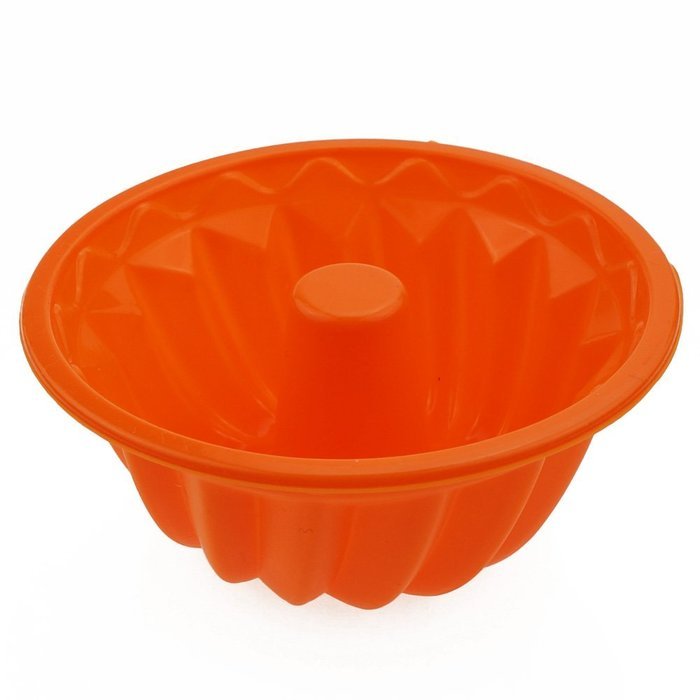 Wenwins silicone bundt pan 3pcs (orange) N5
