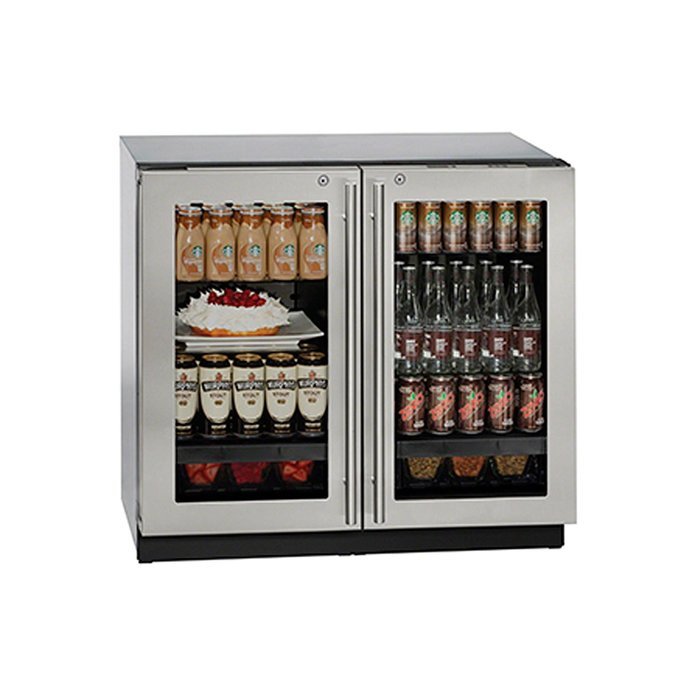 U-Line (U-3036RRGLS-13) - 36" 3000 Series Glass Door Refrigerator
