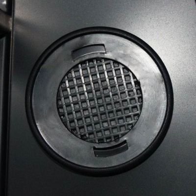 80 Can Built In Beverage Cooler - Black/Stainless Steel N5
