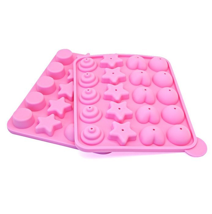 Blisstime&reg; Assorted Shapes Silicone Cake Lollipop Mold N2