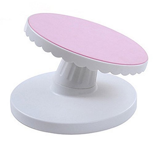 Cake Decorating Turntable Rotating Revolving Kitchen Display Inclinable Stand 24cm N5