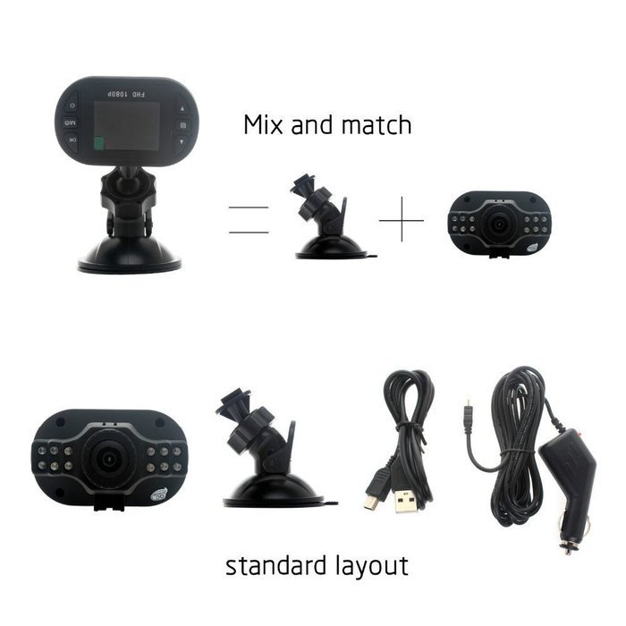 TTL 1.5inch HD 720P 120 Degree Wide Angle with G-sensor Security cameras Dash Cam Corder