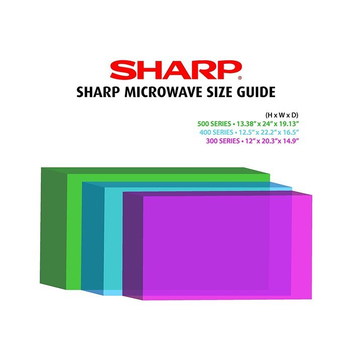 Sharp Microwave Oven, Stainless steel