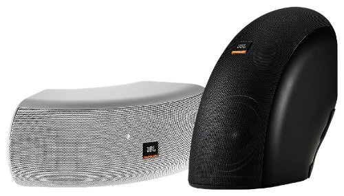 JBL CONTROLCRV-WH High Design Indoor/Outdoor Professional Loudspeaker, White, Single Speaker
