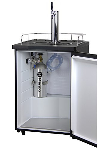 Kegco Homebrew Kegerator Triple Faucet Ball Lock Keg Dispenser Black N17