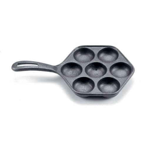 Norpro Cast Iron Danish Aebleskive​r Pan Makes 7 Filled Pastries