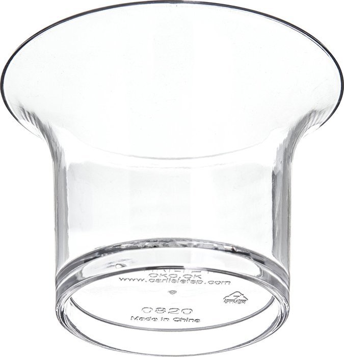 Carlisle (082007) Oyster Cups, Set of 144 (2-3/4-Ounce, SAN, Clear) N3