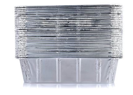 FREEDco 30 pack 2lb Loaf Pans - Disposable Aluminum Foil 2Lb Bread Pans, Standard Size - 8.63 X 4.5 X 2.6In ches... N2