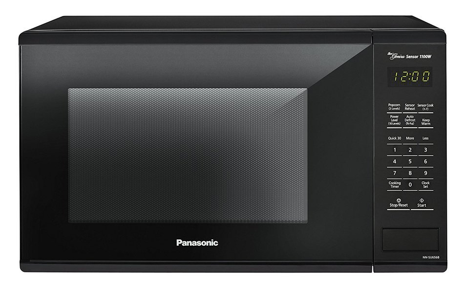 Panasonic NN-SU696S Countertop Microwave Oven with Genius Cooking Sensor and Popcorn Button, 1.3 cu. ft., Stainless N5