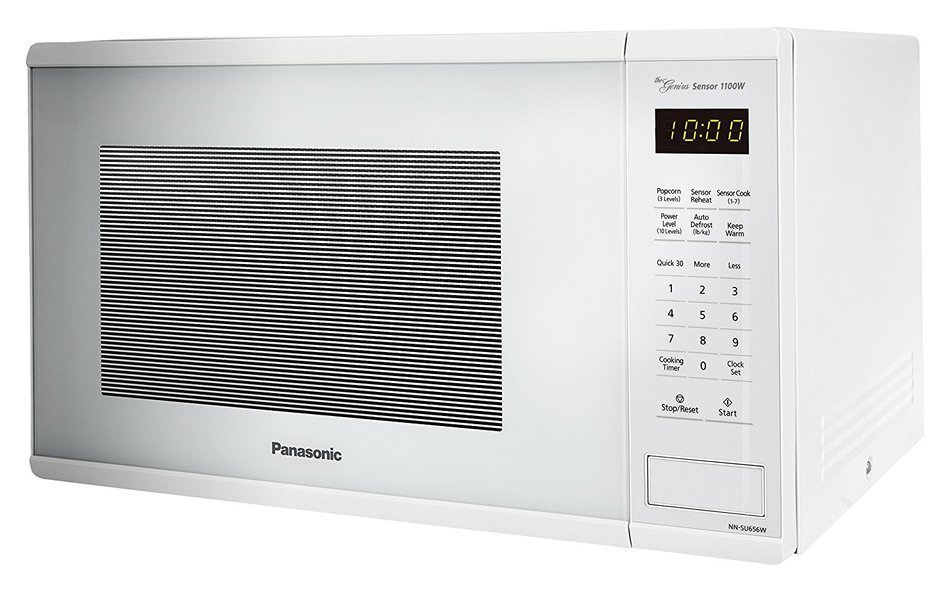 Panasonic NN-SU696S Countertop Microwave Oven with Genius Cooking Sensor and Popcorn Button, 1.3 cu. ft., Stainless N6