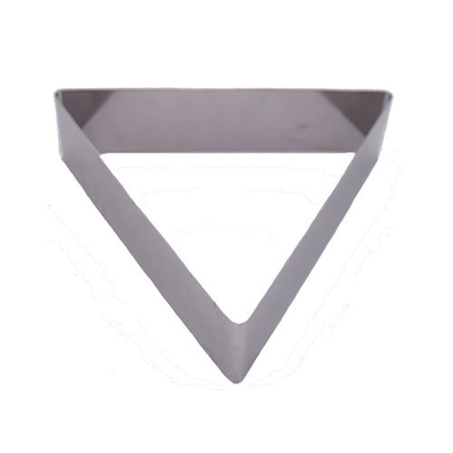 Fat Daddio's Stainless Steel Triangle Cake and Pastry Ring, 5.125 Inch x 2 Inch N6