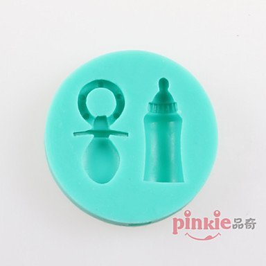 Sher Baby Bottle Nipples Fondant Cake Chocolate Silicone Molds,Decoration Tools Bakeware N2