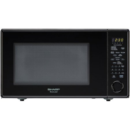 Sharp R559YW Carousel 1.8 cu ft 1100W Countertop Microwave Oven /Color: Black N3