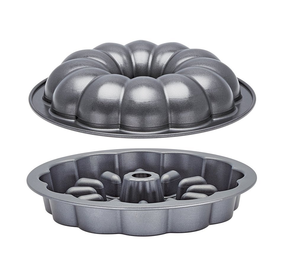 Baker's Advantage Fillables 2-Piece Non-Stick Round Cake Pan, 10-Inch N4