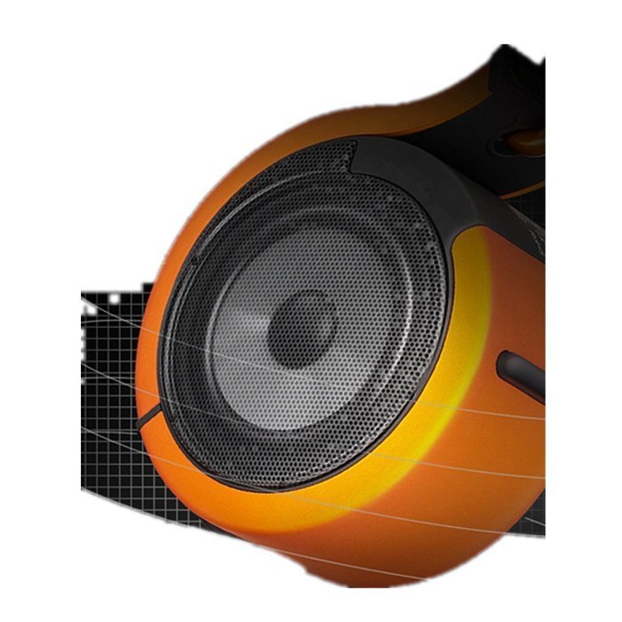 Aamina Q1 Wireless Bluetooth Speaker Subwoofers Of Outdoor (Orange) N5
