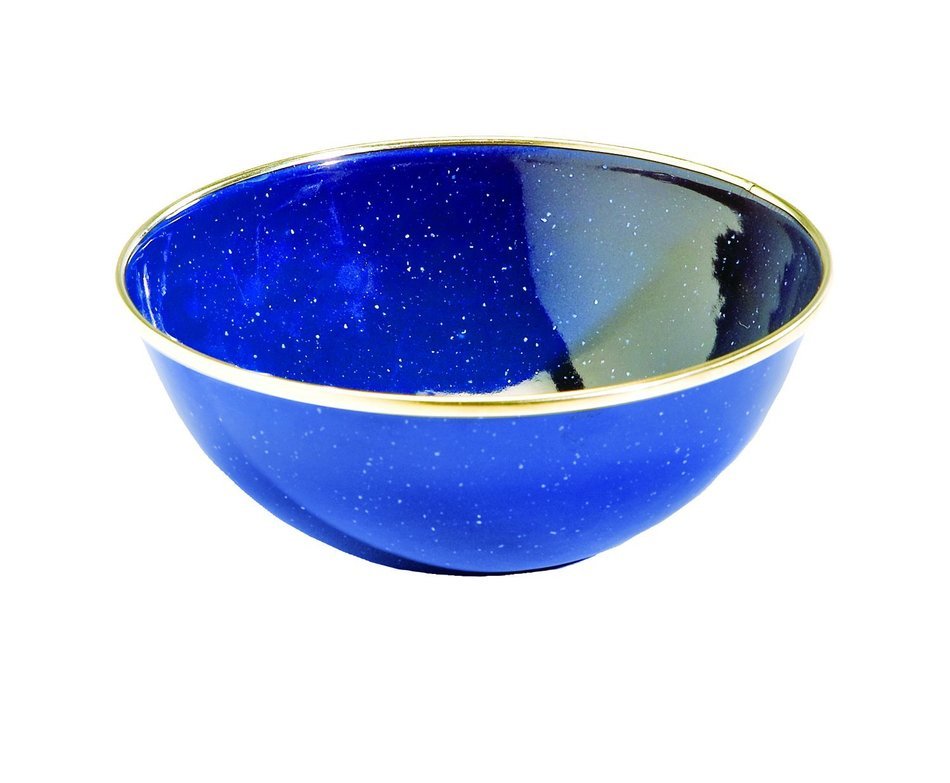 BOWL, ENAMEL 6" MIXING SS RIM