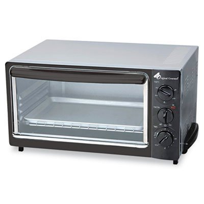 Multi-Function Toaster Oven with Multi-Use Pan, 15 x 10 x 8, Black/Stainless, Sold as 1 Each