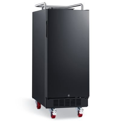 EdgeStar 15" Built-In Kegerator Conversion Refrigerator &ndash; Black Stainless Steel N3