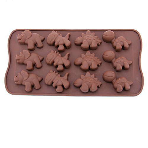 1 X Silicone Dinosaur Chocolate Candy Mold or Ice Tray N2