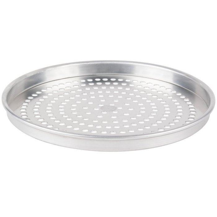 American Metalcraft HA4012SP 12" x 1" Super Perforated Heavy Weight Aluminum Straight Sided Pizza Pan