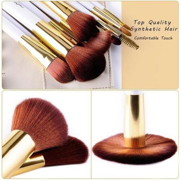 ShungHO MSQ Brand 15pcs Makeup Brushes Set,Roman Style Beauty Comestic Makeup Brushes Tools Kits
