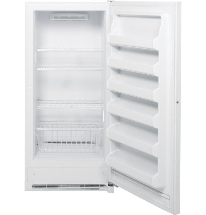GE FUF20DHRWW 20.3 Cu. Ft. White Upright Freezer