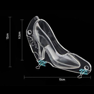 Y&XL&H 3D High Heel Shoe Chocolate Candy Cake Decorating PC Mould Jelly Ice Soap Mold N3