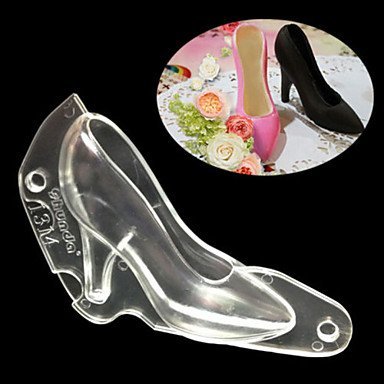 Y&XL&H 3D High Heel Shoe Chocolate Candy Cake Decorating PC Mould Jelly Ice Soap Mold N4