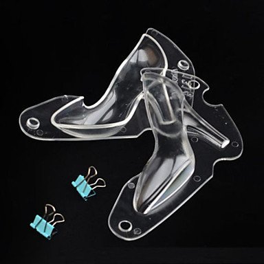 Y&XL&H 3D High Heel Shoe Chocolate Candy Cake Decorating PC Mould Jelly Ice Soap Mold N5
