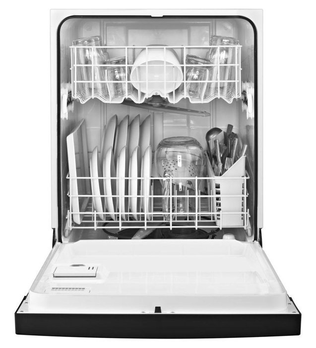 Whirlpool WDF110PABW 24" White Full Console Dishwasher - Energy Star N2