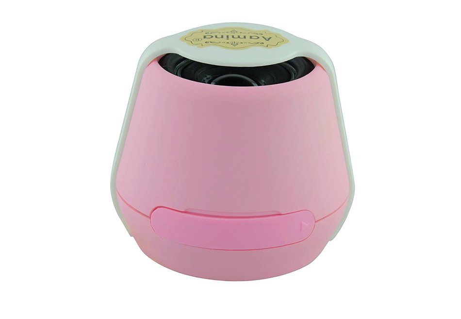 Aamina Wereless Bluetooth Subwoofers Card Small Speaker,Pink N5