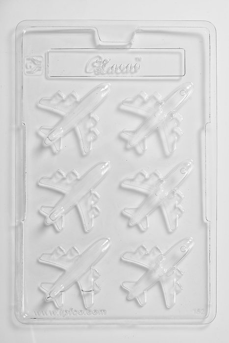Cacao Airplane (Double) Chocolate 6 Cavity