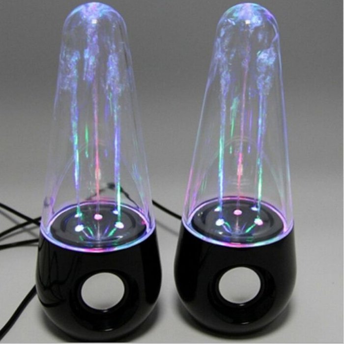 USB Powered LED Dancing Water Show Music Fountain Light ColorfuL Speakers Amplifier Audio Player For Phones Computer... N4
