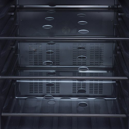 5.49 Cu. Ft. EdgeStar 142 Can Stainless Steel Beverage Cooler - Black and Stainless Steel N4