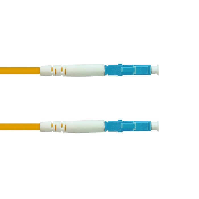 Beyondtech 1m (3.28ft) LC-LC 9/125 OS1 Duplex Singlemode PVC Fiber Optic Cable N4
