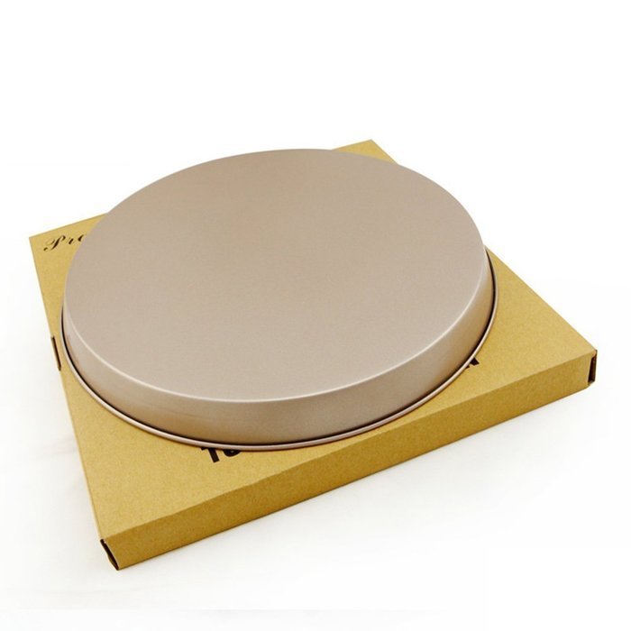 MyLifeUNIT Nonstick Pizza Pan, 9 inch Deep Fish Pizza Pan for Various Recipes, Gold N4