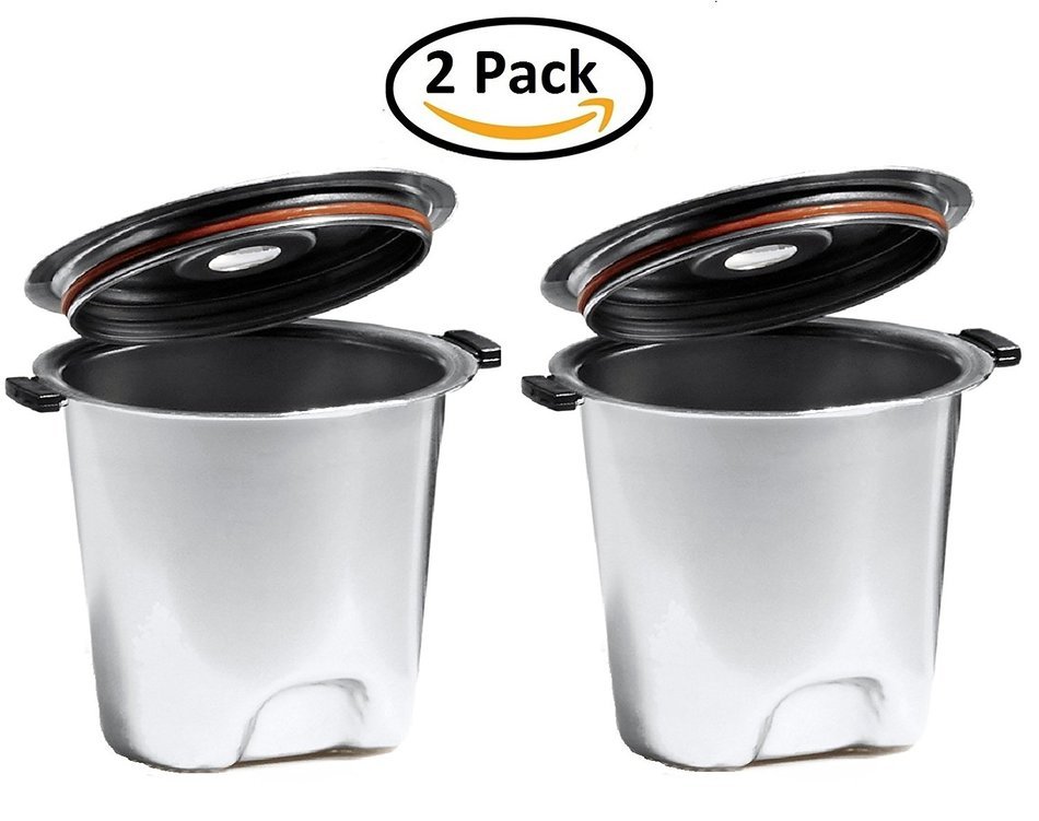 Fill N Save ELITE SERIES Stainless Steel Reusable K Cup. Built to Outlast Your Keurig Machine! For Original Keurig... N4