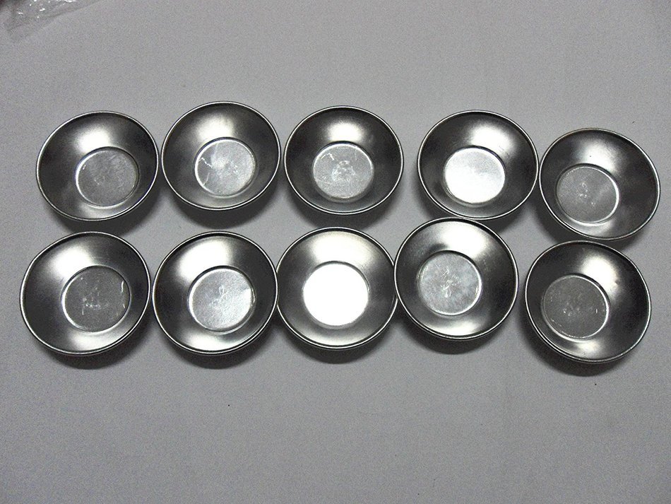 Set of 10 piece baking tart mold using for cake egg pudding jelly(71*40*20mm/PC)
