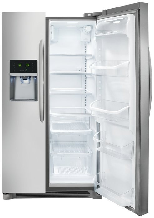 Frigidaire FGHS2655PF Gallery 26.0 Cu. Ft. Stainless Steel Side-By-Side Refrigerator - Energy Star &hellip;