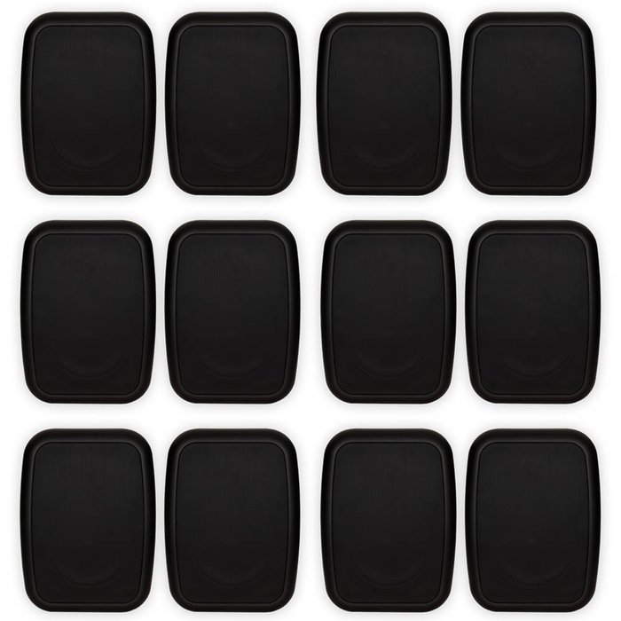 Theater Solutions TS6ODB Indoor or Outdoor 6.5" Speakers Weatherproof Mountable Black 6 Pair Pack