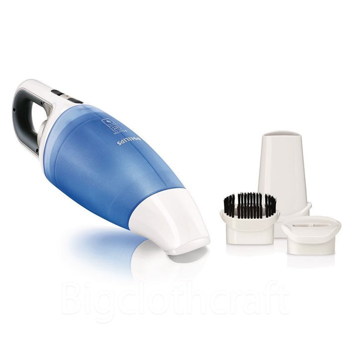 Philips FC6142 Blue Handy Vacuum Cleaner Bagless Cyclone Brush Tool, 220V