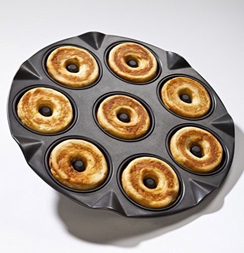 Zenker 7426 Apple Pie Form "Special Creative" For 8 Pies, Black, 12.99 x 0.79" N4