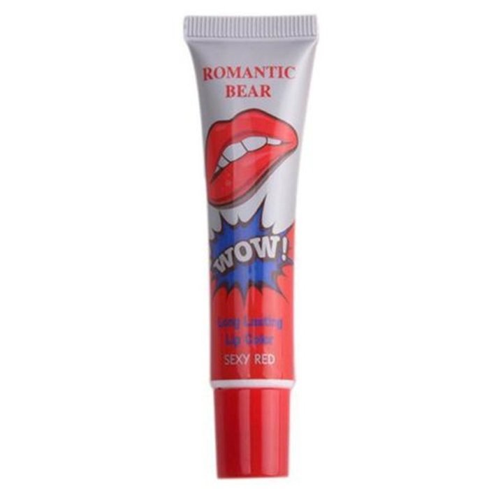 Linkings 6 Colors Waterproof Bear Lipstick Romantic Lip Gloss Long Lasting Lipstick N4