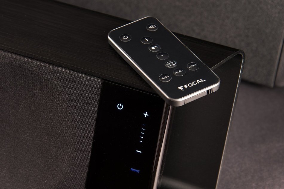 Focal Dimension 5.1 Soundbar Bundled with Focal Subwoofer & APT-X Bluetooth Receiver N2