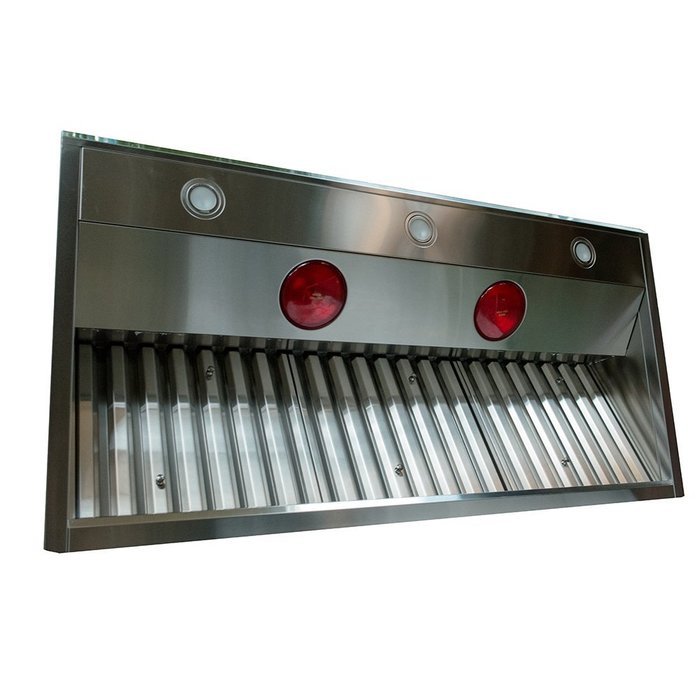 True Range Hood T4818-IR Stainless Steel Wall Mount Cooker Range Vent Hood, 48-Inch